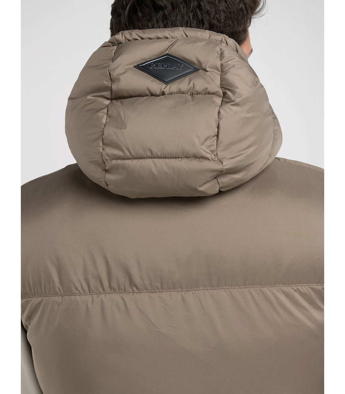 リサイクルポリキルティングECOベスト 詳細画像 ライトブラウン 5